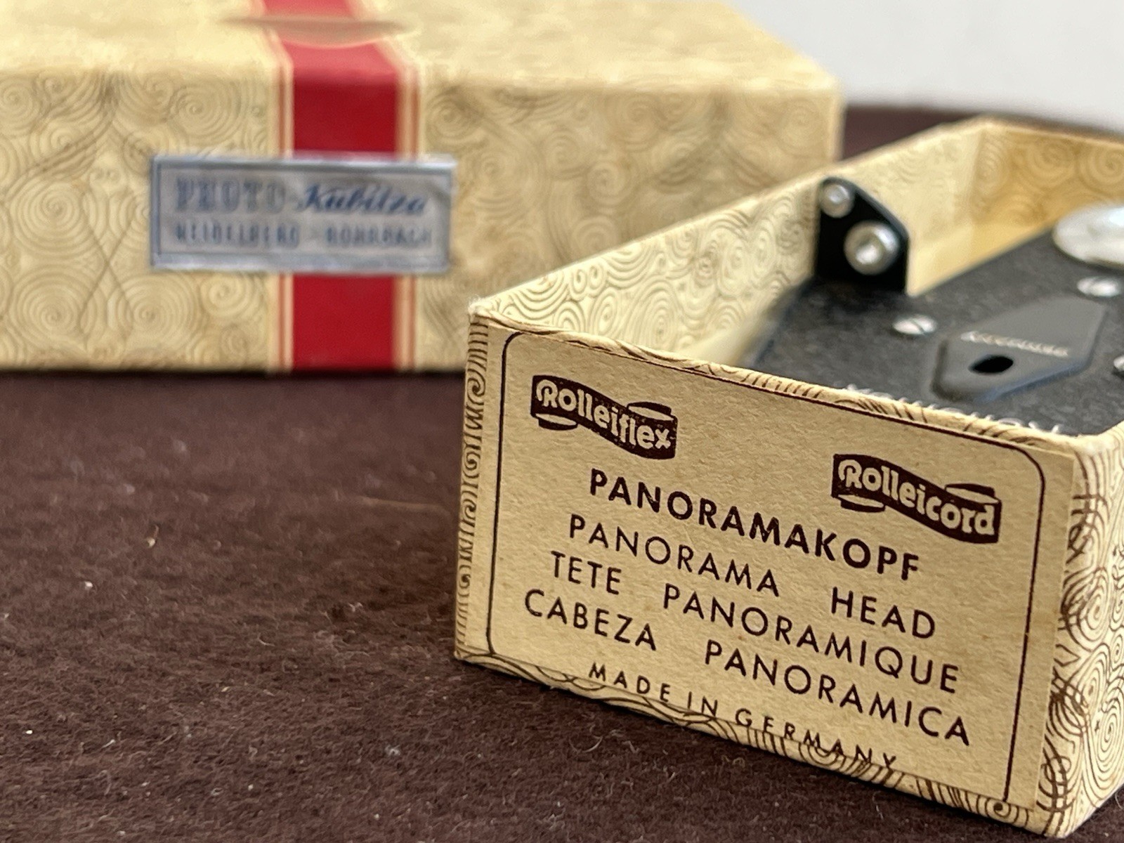 Vintage Clean In Box Rolleiflex Panorama Head