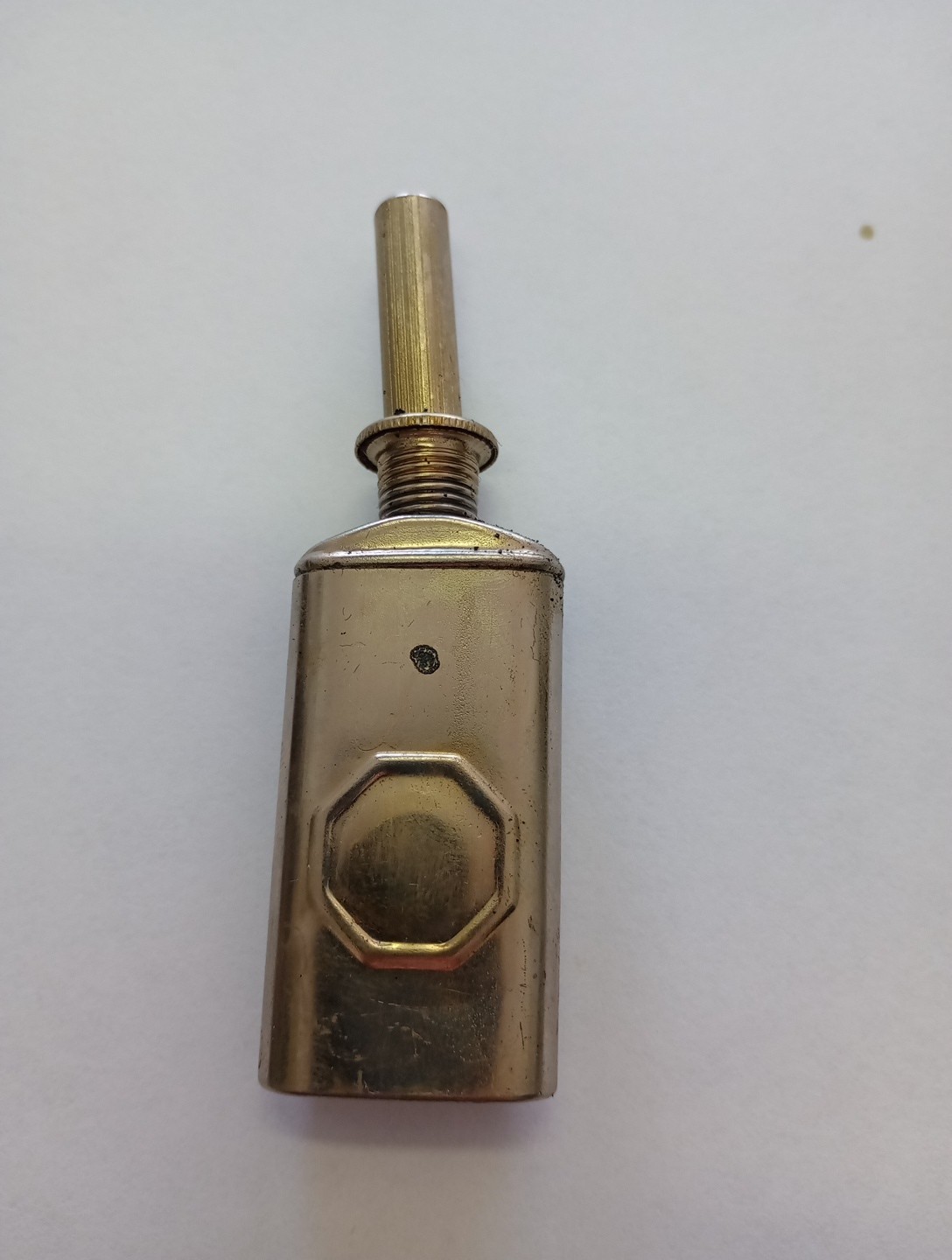1896 FILMO OIL CAN TIN PROJECTOR NEEDLE OILER BELL & HOWELL CHICAGO IL USA EMPTY