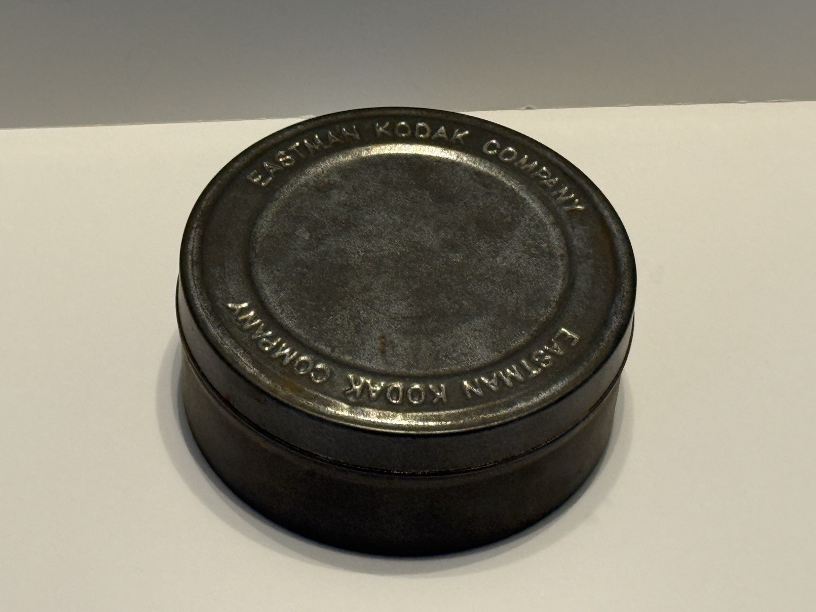 Eastman Kodak Company Film Storage Tin Vintage Empty Width 3 3/4”
