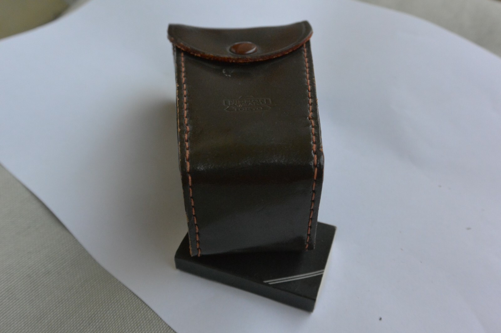 Original Leather Case Nippon Kogaku for Pocket Fan Flash Vintage