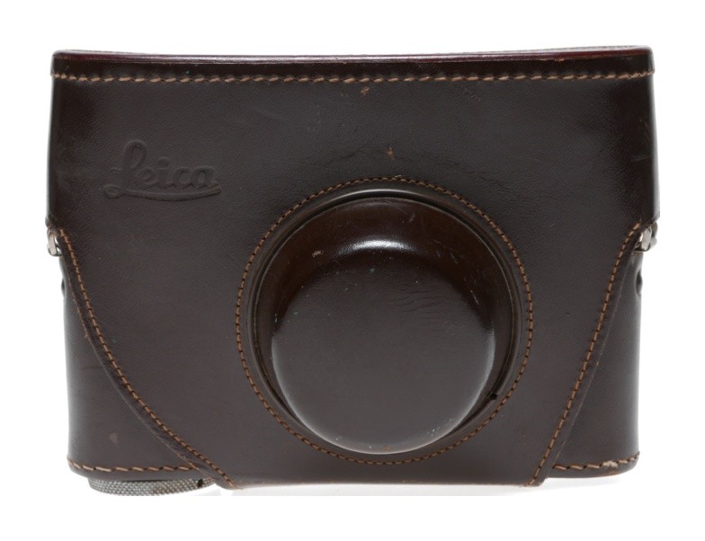 Ever ready Leica leather case with neck strap Leitz Wezlar original