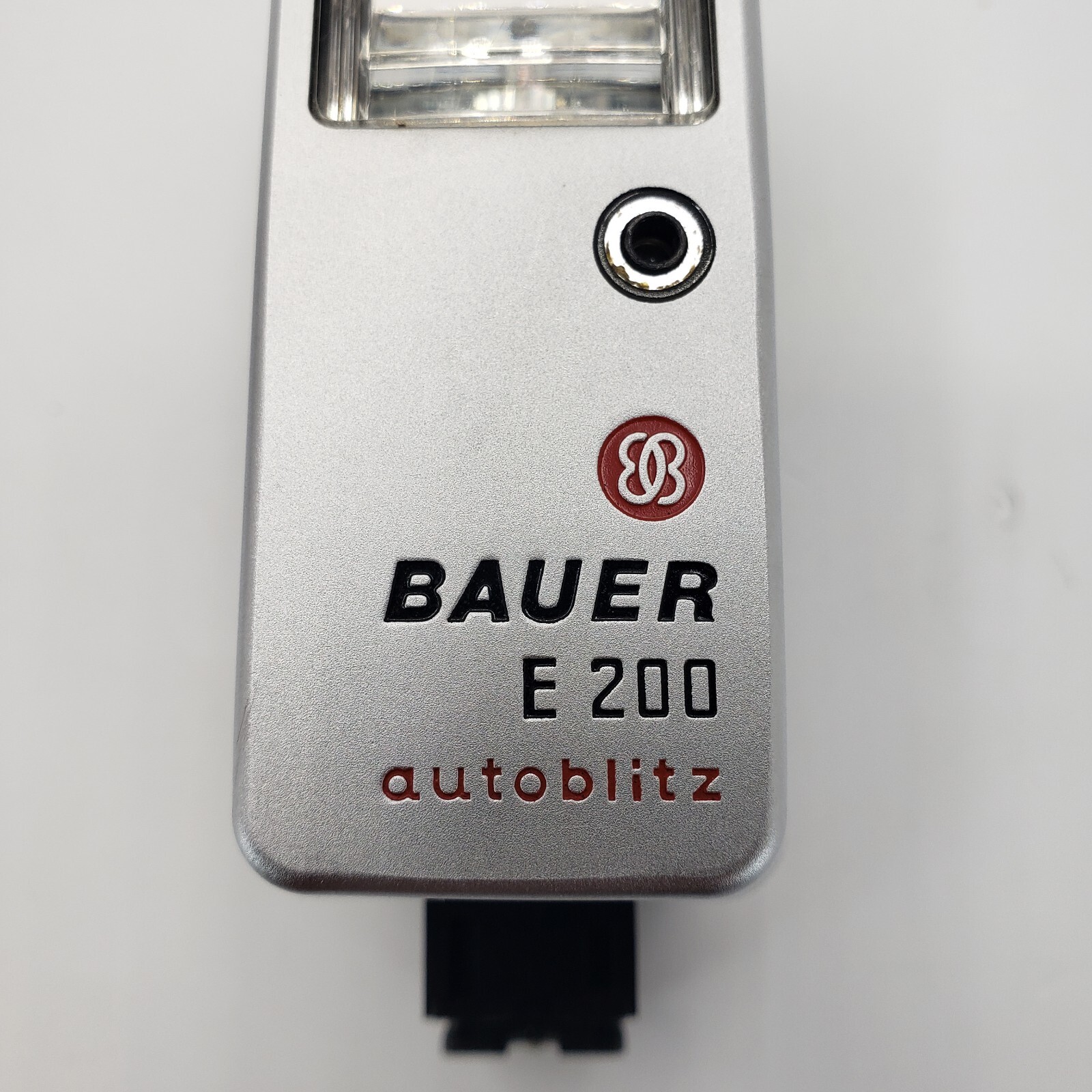 Vintage Bauer E200 AutoBlitz / UltraBlitz Flash With Plug , Made In Germany