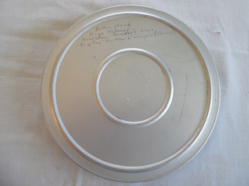 VINTAGE AMBASSADOR ARGUS MFG. CO. 5 3/4″ FILM CANNISTER W/REEL-CHICAGO, ILL.