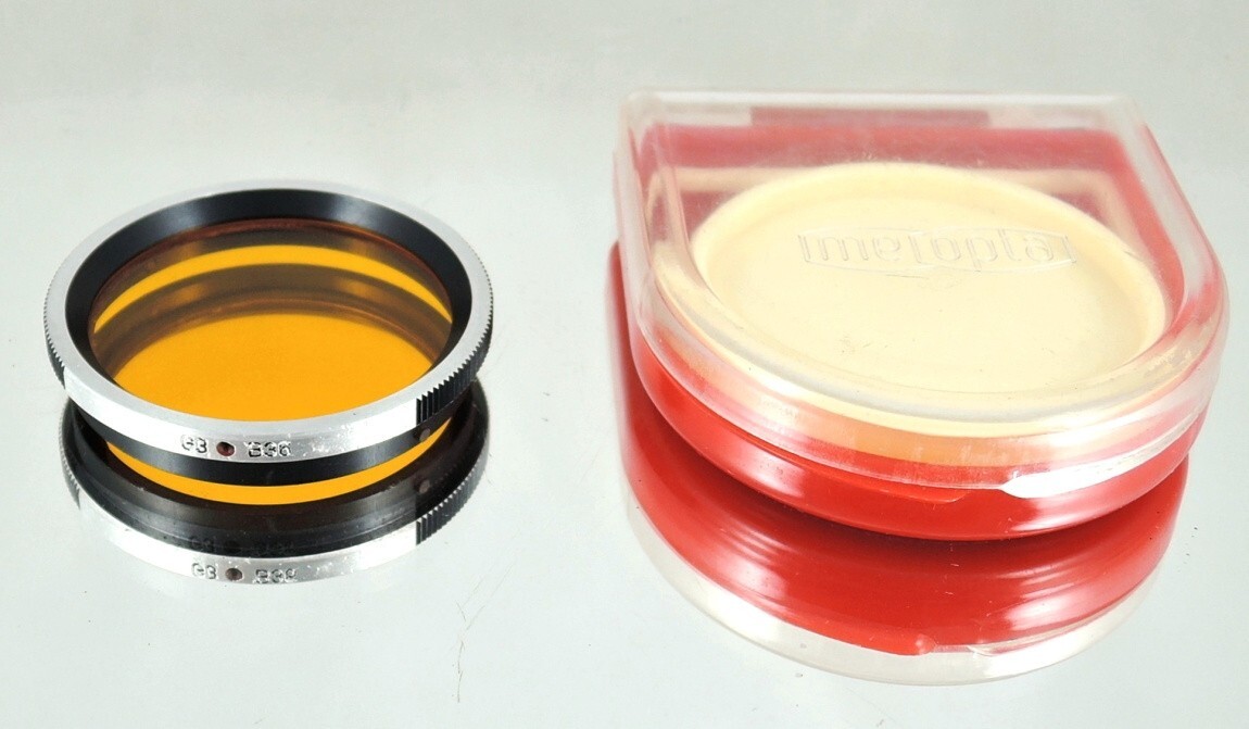 Flexaret G3 B36 Orange Filter MEOPTA Genuine Accessories Bayonet Good Glass