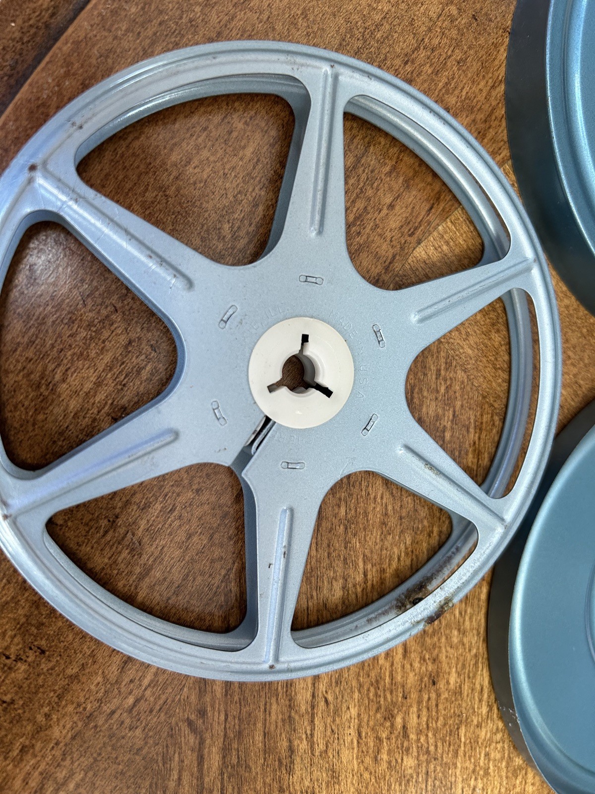 Vintage Zayre Film Storage can or Canister with reel