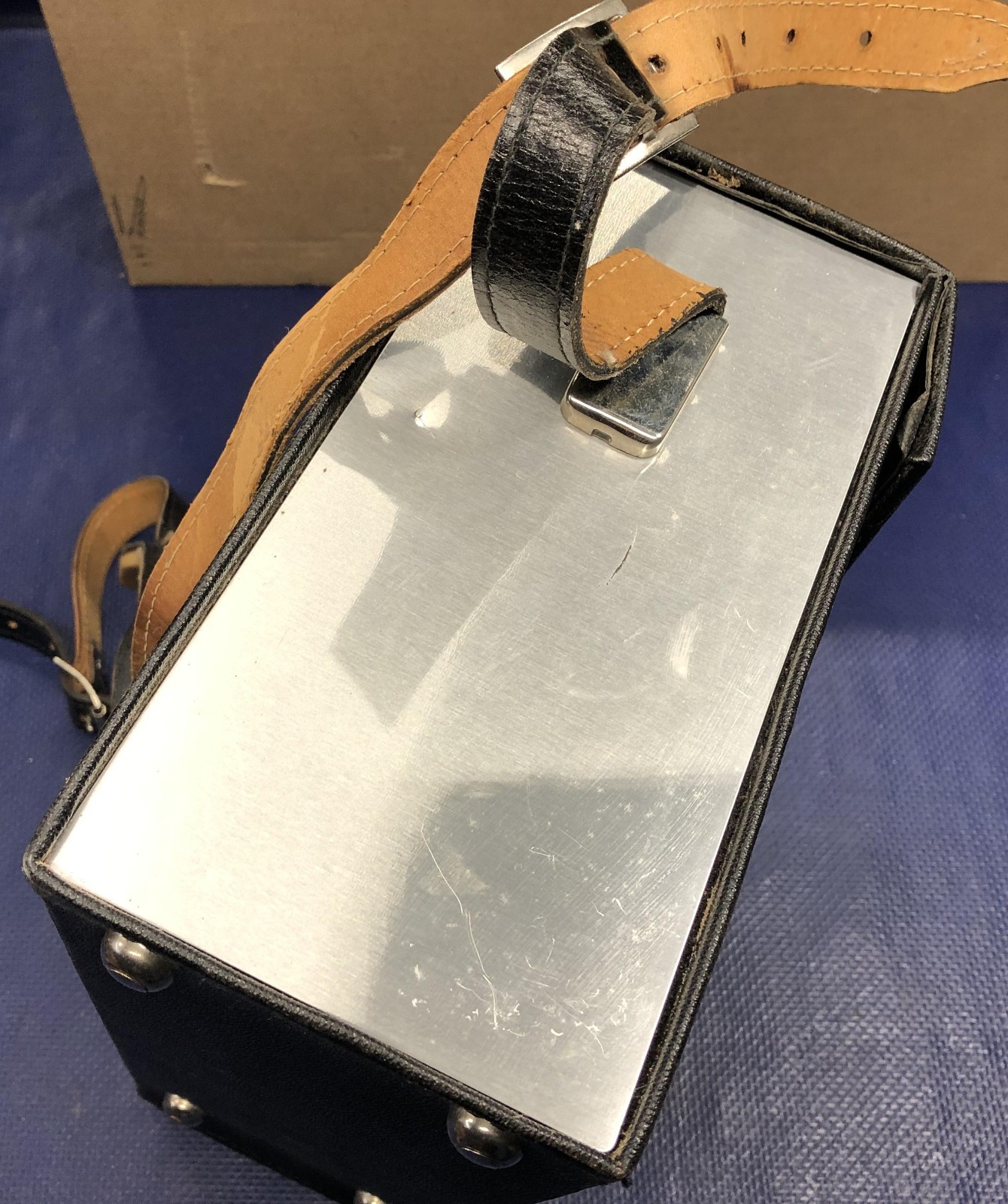 Polaroid Land Camera Case 13 x 9.5 x 5 vintage carry storage 250 350