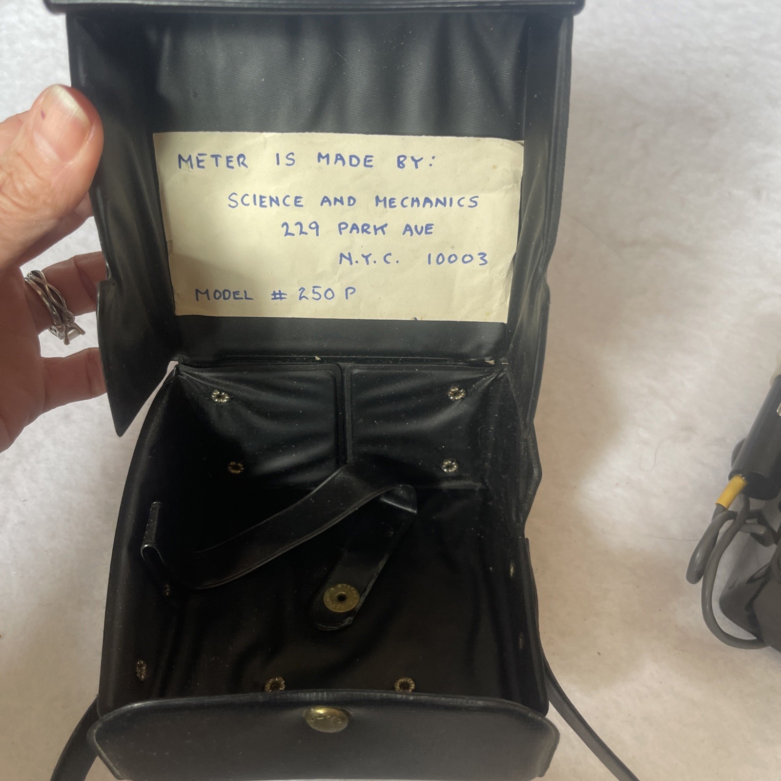 Light Meter Science and Mechanics Magazine Model 250p Microamperes F.S.=100MV