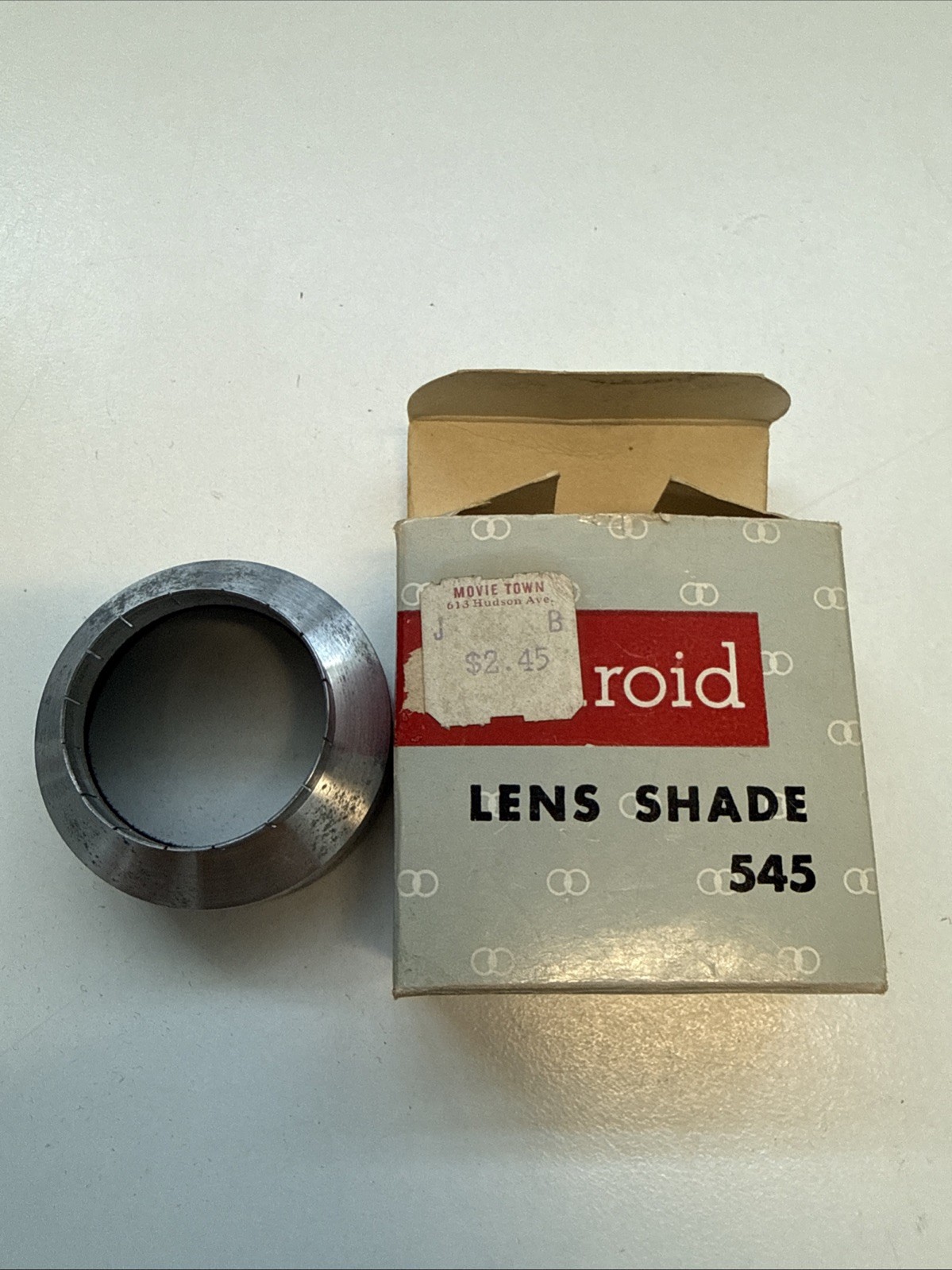 Rare Vintage Polaroid Lens Shade with Original Box