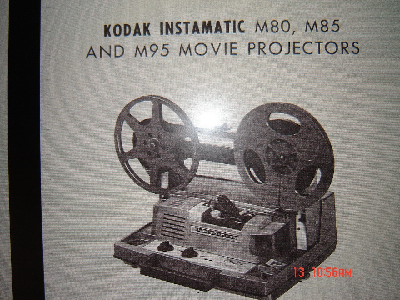 KODAK M-80 Caralux 8mm Projector Belts, 3 Belt Set , New