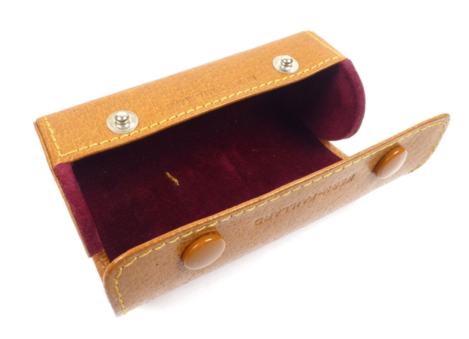 Kern Paillard Bolex Leather Lens Case 4.75″ x 1.75″ x 1.75″