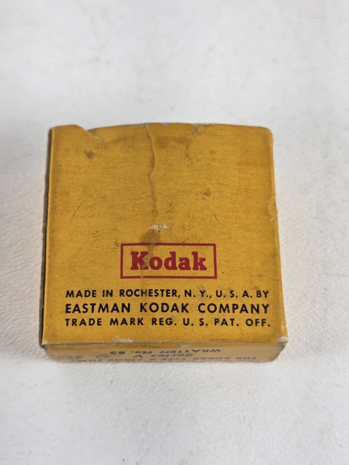 VINTAGE KODAK SERIES V NO.85 DAYLIGHT CAMERA LENS FILTER