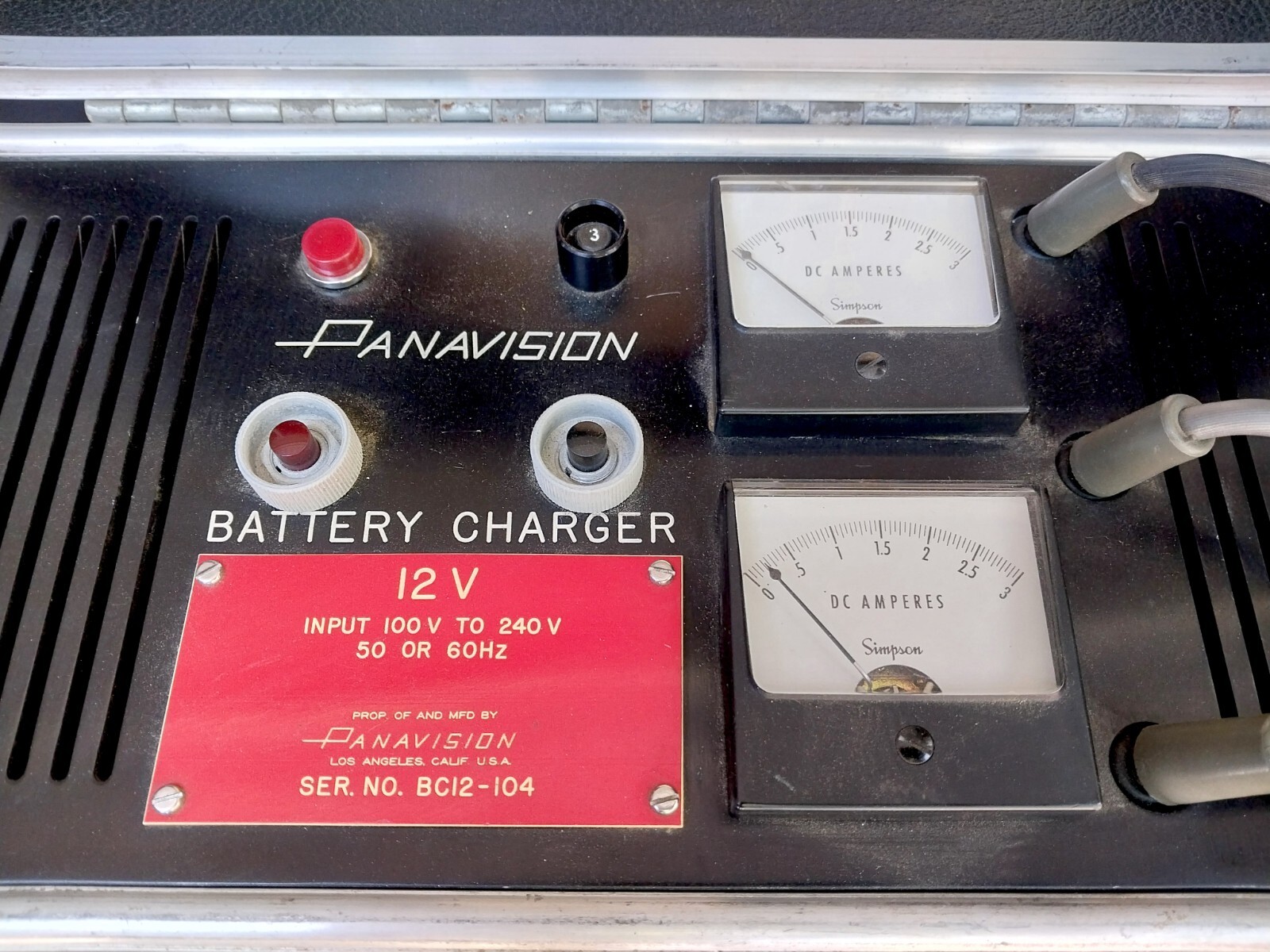 Panavision motion picture camera battery charger – model BC12 – Collectors Item