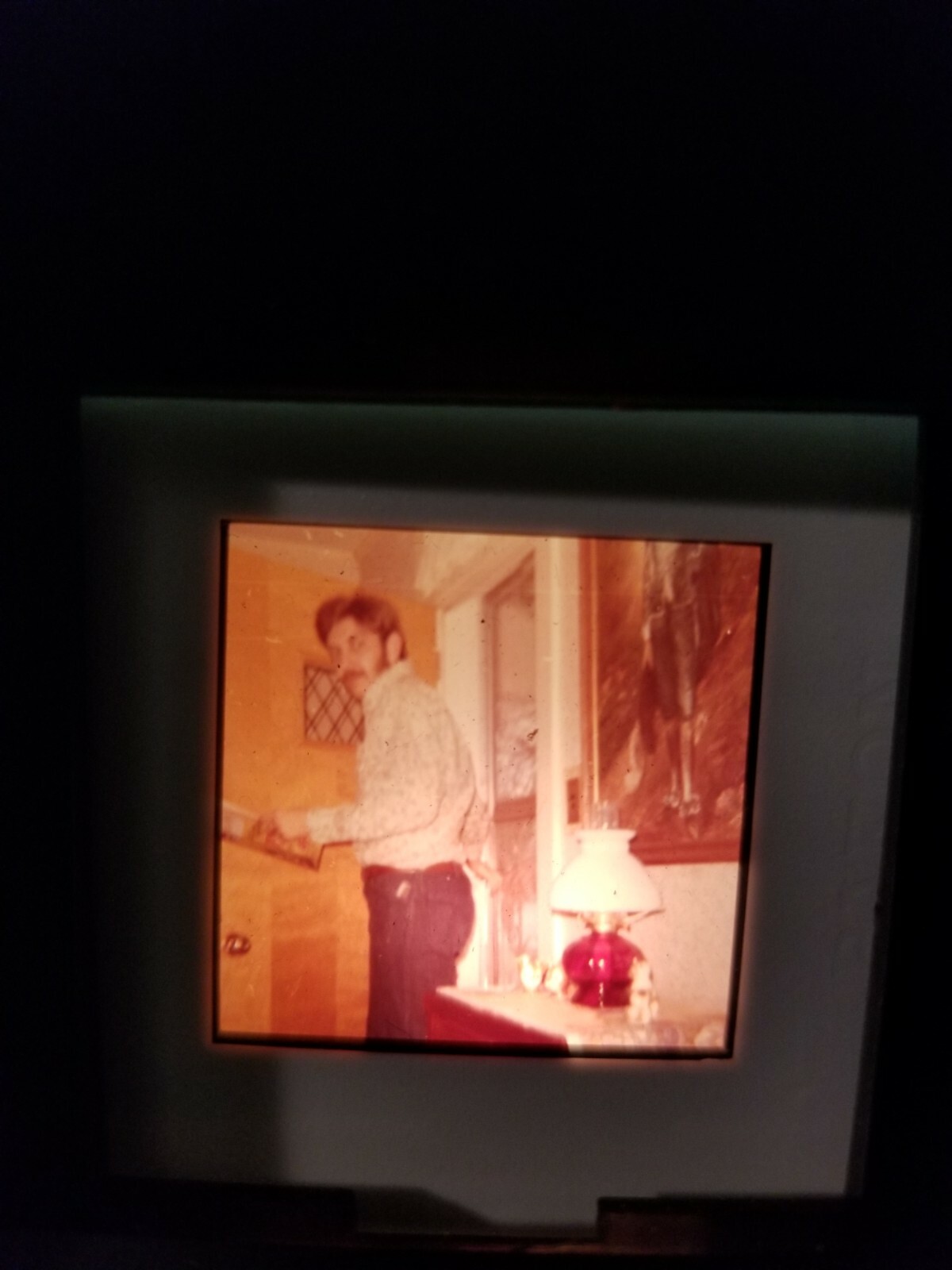 Vintage 150 35 mm 2×2 Slide Lot 1970’s Family in Smith Victor Storage Case