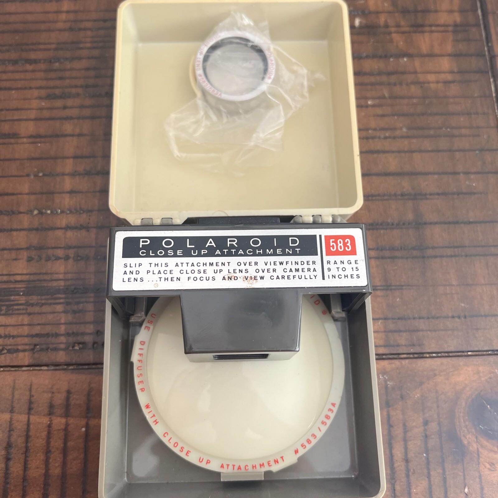 Vintage Polaroid Close Up Kit Model 583A for Automatic 250 land Camera