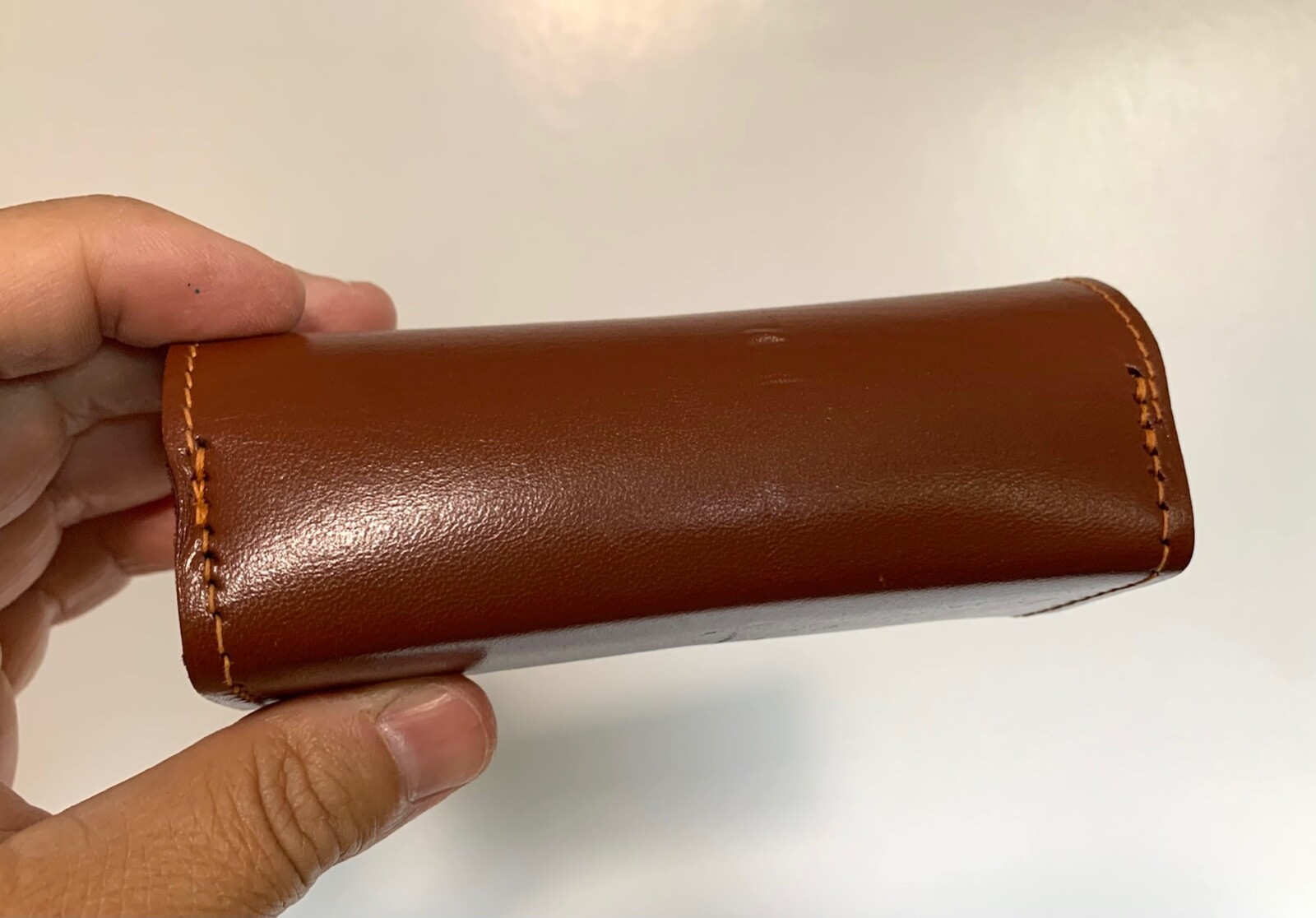 Original Leather Kern Paillard Bolex LENS CASE for 75mm Yvar Lens