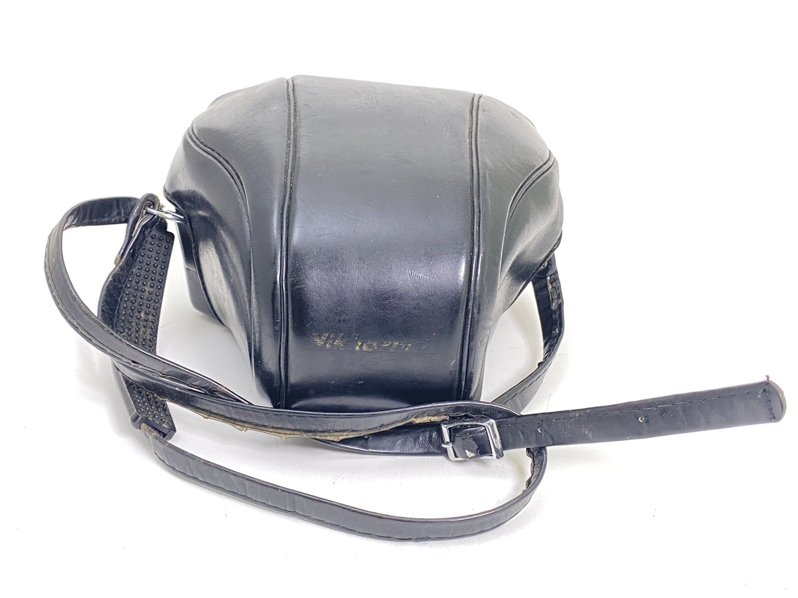 Vintage Genuine Nikon Nikkormat Black Leather Fitted Hard Case ~ Japan made