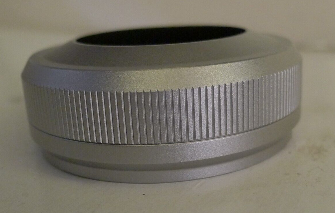 JJC LH-JX100II Silver Lens Hood replaces LH-X100 for Fujifilm X100s X100T X100V