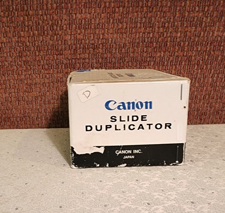 Vintage Canon Slide Duplicator No 55 Mount In Original Box Made In Japan *Read*