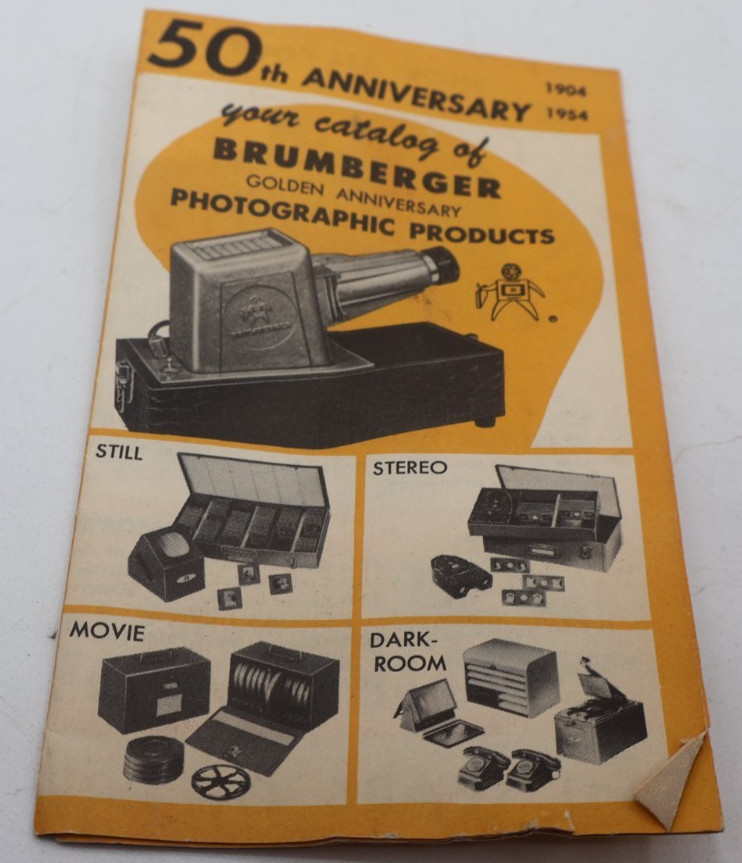 Vintage Polaroid 3000 Speed Picture Roll Instructions + Brumberger 50th Annivers