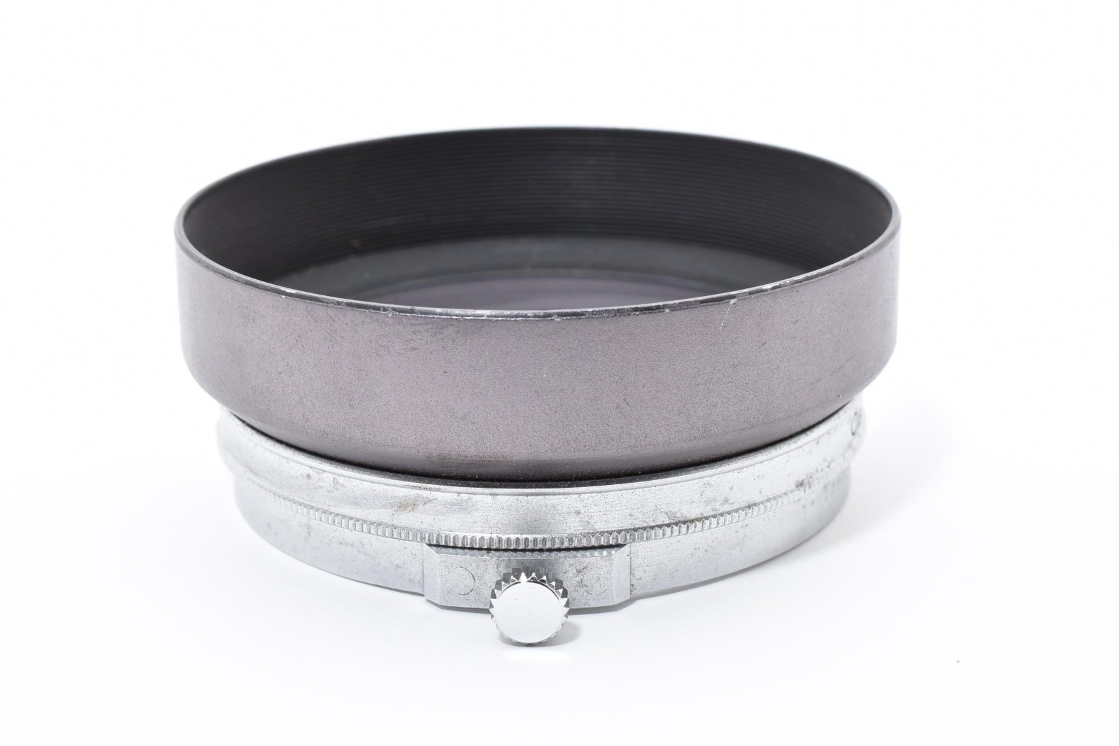[Excellent w/Case] Canon S-50 Metal Lens Hood For 50mm f/1.4 Leica screw #13451