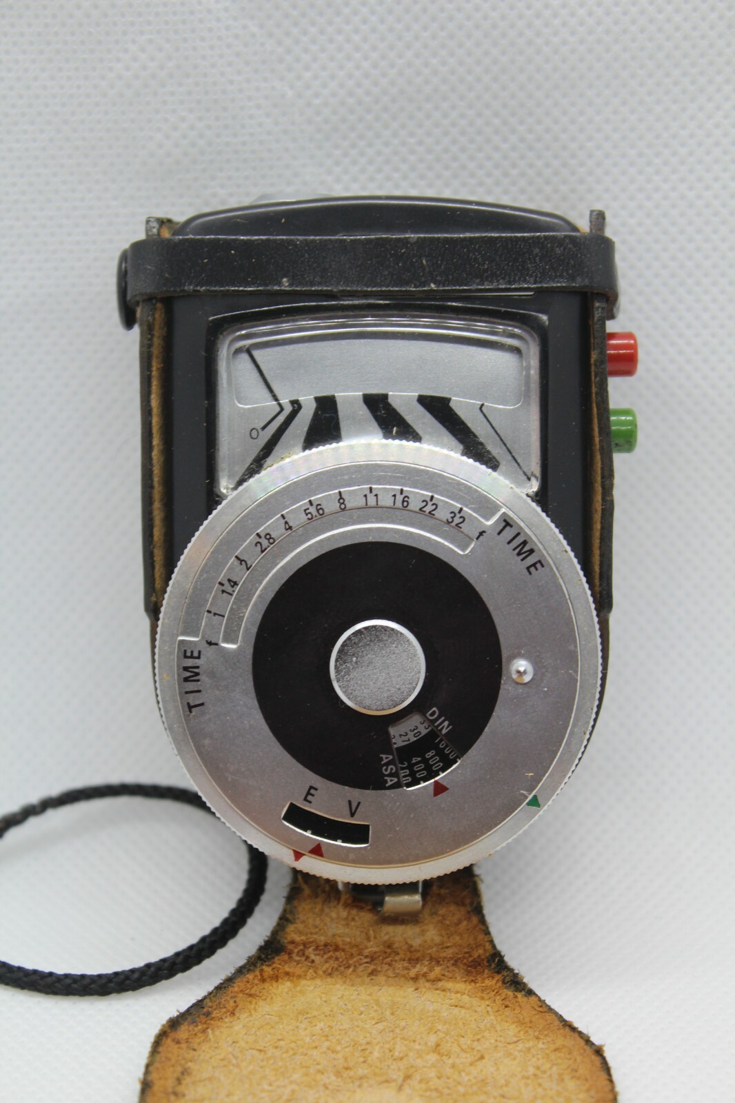 Soligor Selector CdS Light Meter with Leather Case Vintage Works