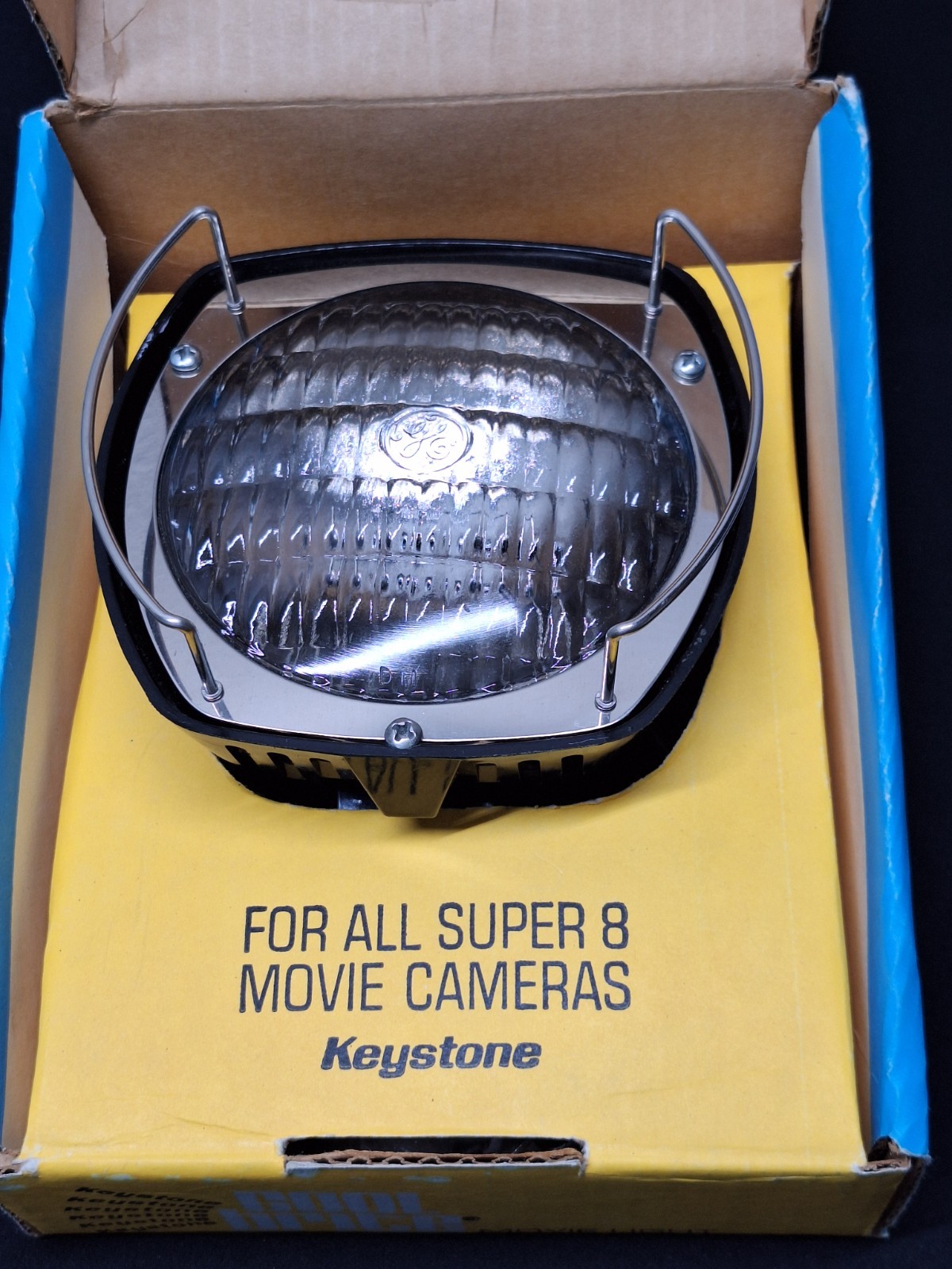 Vtg KEYSTONE COOL BRITE MOVIE LIGHT USA for all SUPER 8 MOVIE CAMERAS