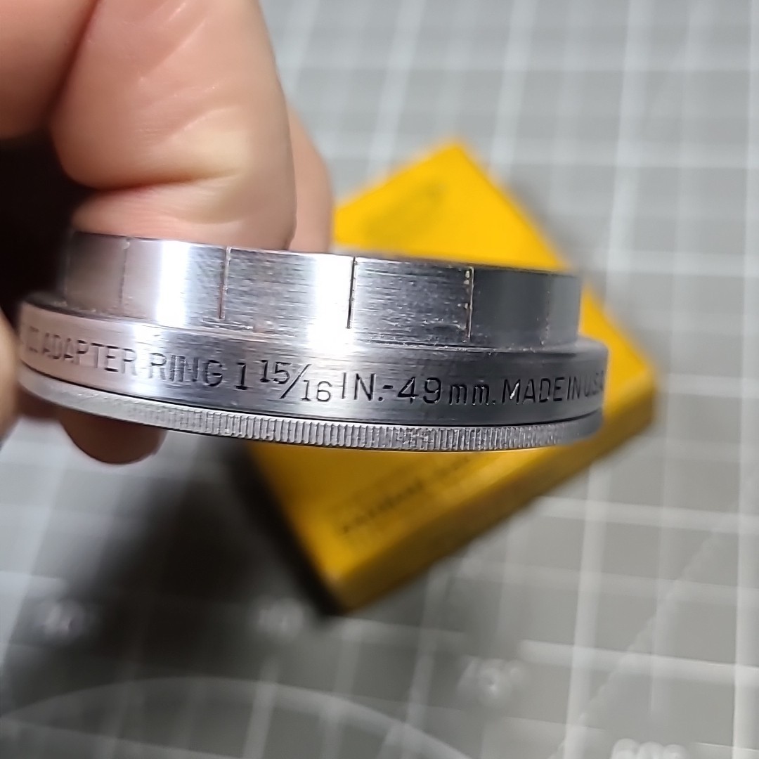 Kodak Series VII Adapter Ring 1 15/16 IN. – 49MM Camera Lens 7