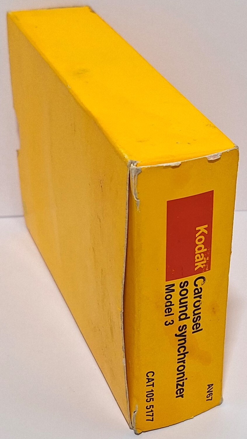 Vtg Kodak Carousel Sound Synchronizer Model 3 with Hard Case Manual and Box