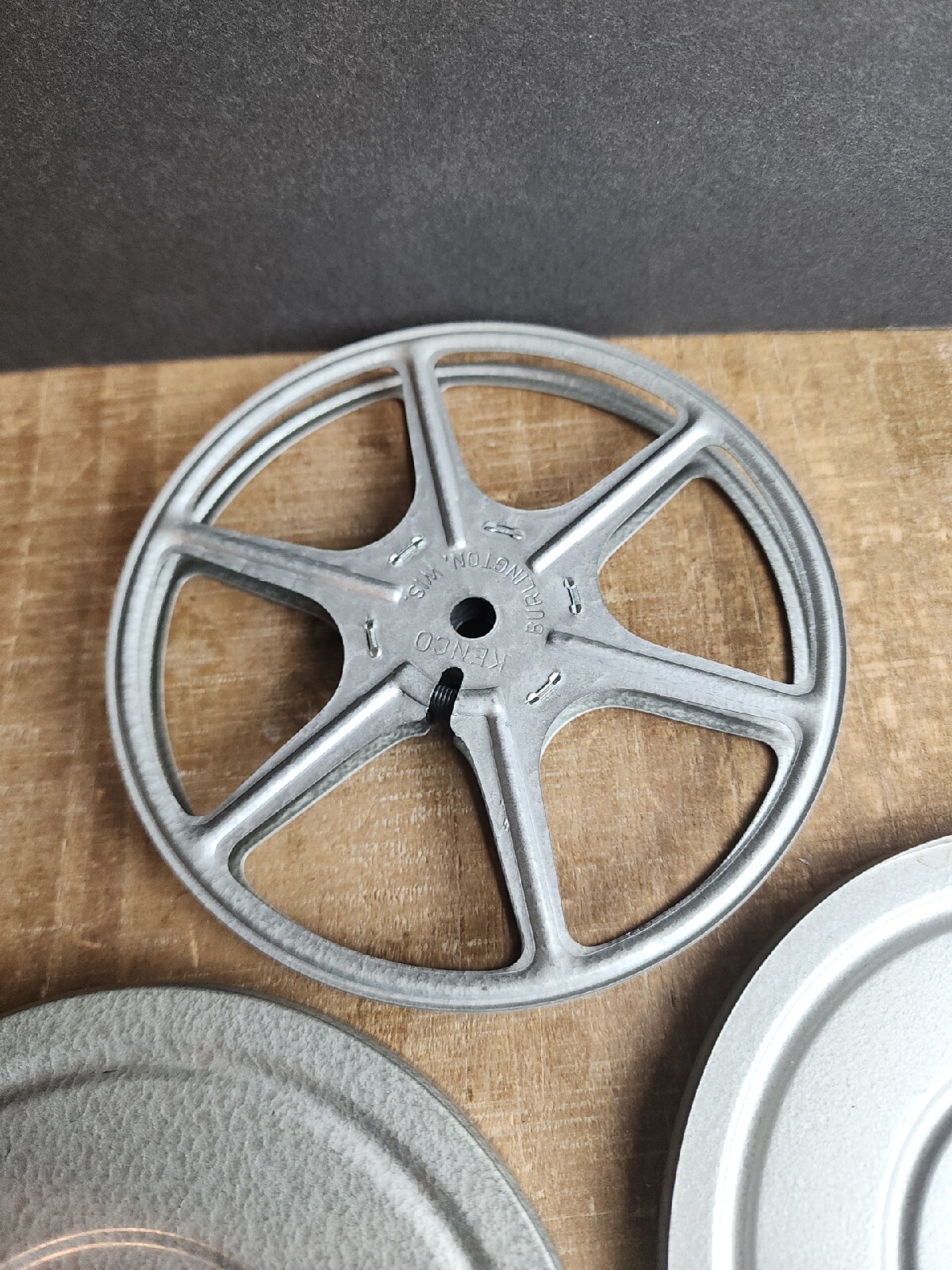 Vtg Metal Kenco Splicer Reel and Case Burlington Wisconsin