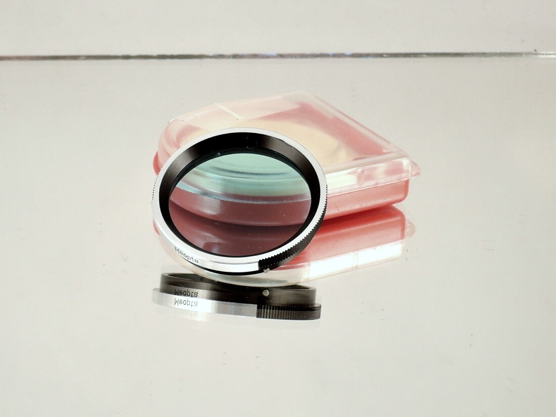 Flexaret MEOPTA B1 B36 Blue Filter Czechoslovakia Genuine Accessories Bayonet
