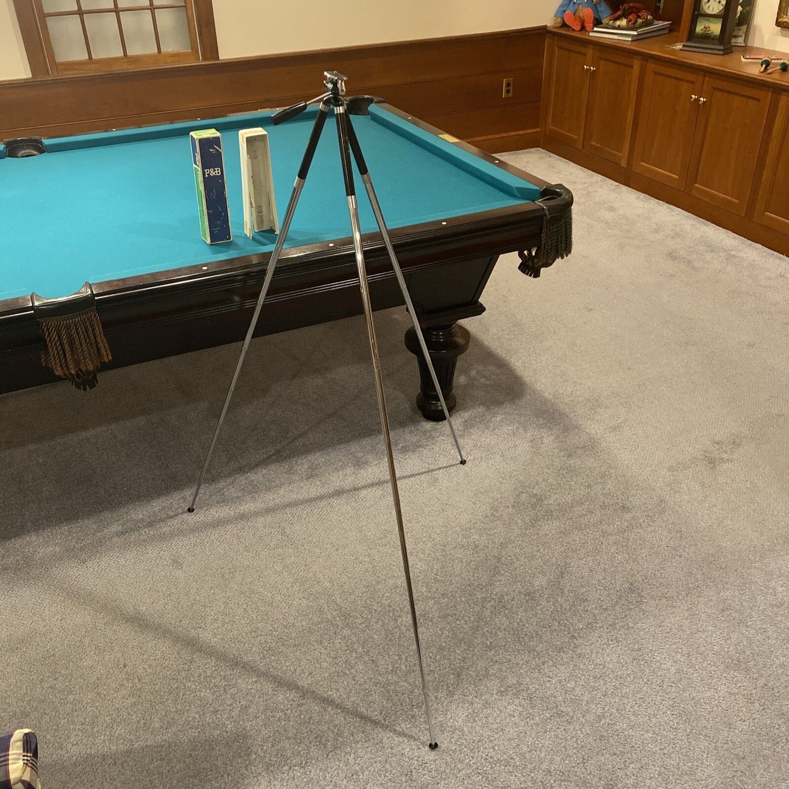 Vintage P&B Ponder & Best Camera Tripod — Model 99 10” – 48″ Adjustable Height