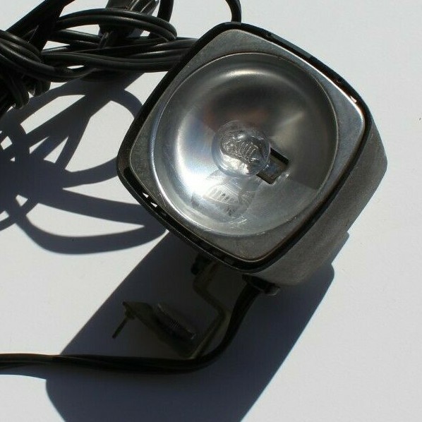 Vtg MCM Spot Light Flood Light Bell & Howell Part No 40920 W/ Bottom Arm Working