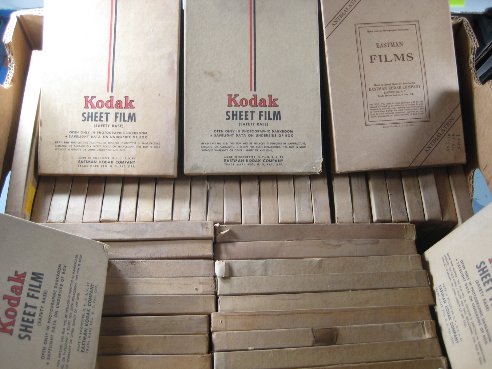 Lot 51 EMPTY boxes Kodak film photo negatives vintage arts crafts FREE SHIPPING