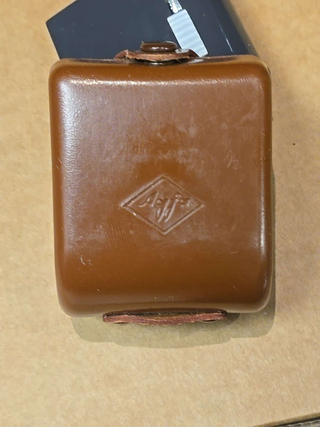 1950s Agfa Tully Fan Flash with Original Case Vintage Camera Accessory