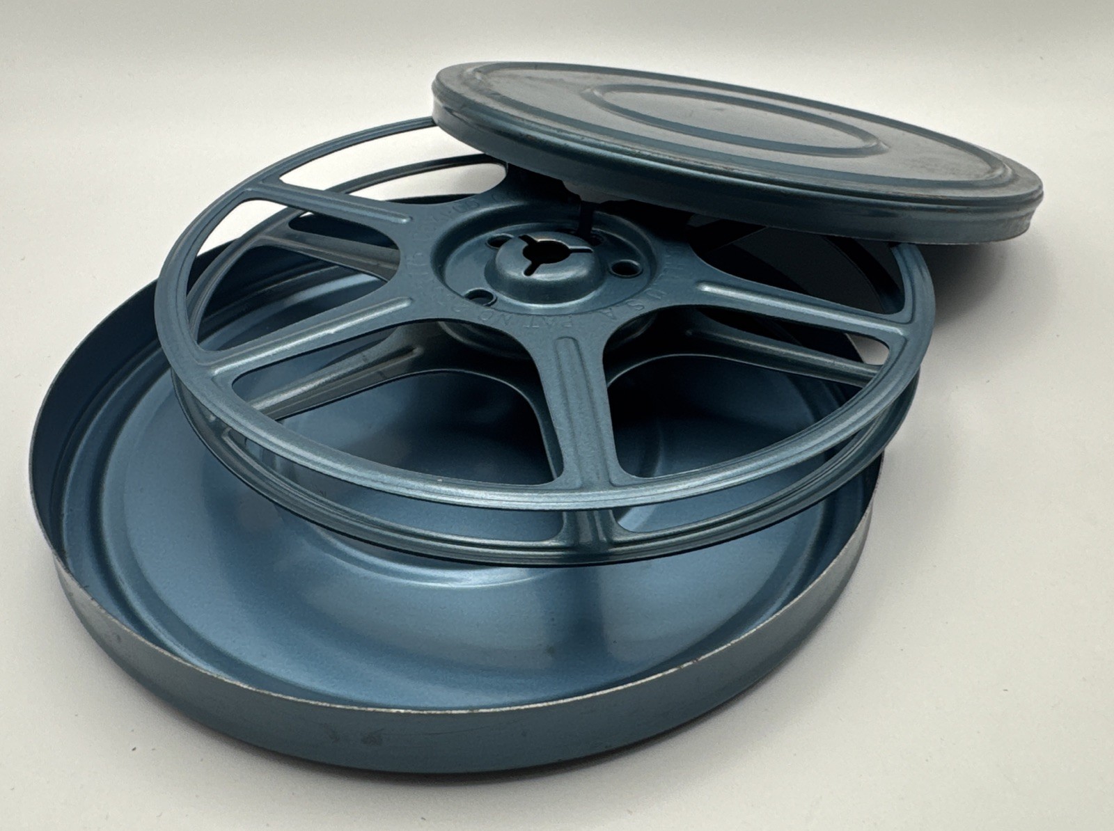 Vintage 8mm 200 Ft 5 Inches Metal Movie Reel with Metal Case – Compco USA