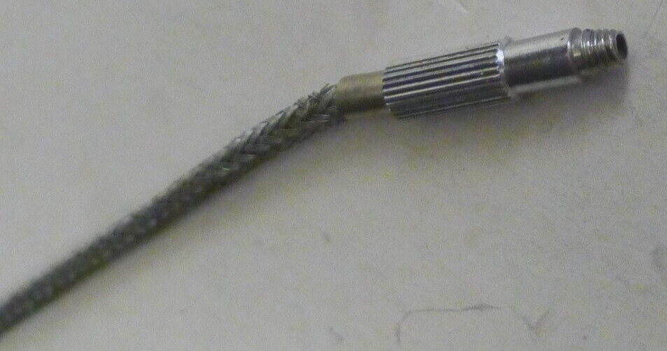 Escot 9″ Camera Shutter Release Locking Braided Cable -Vintage -Japan -TESTED