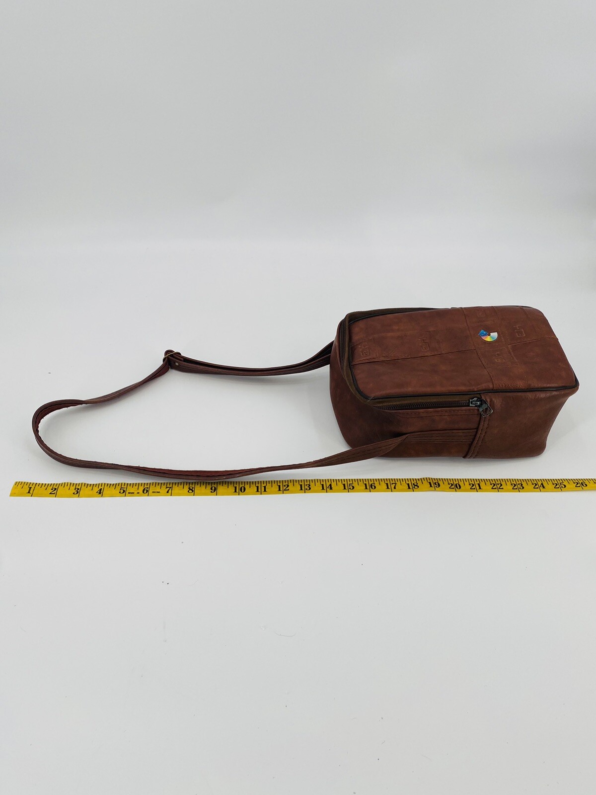 Vintage Kodak Pleather Faux Leather Camera Case Purse Cross Body Shoulder Bag