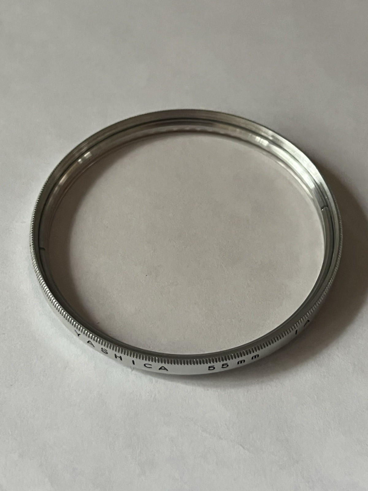 Yashica 1-A Lens Filter 55mm Silver Made in Japan Vintage 1a