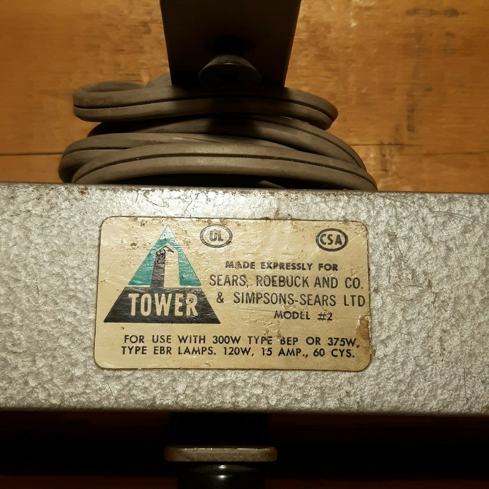 Vintage Sears Roebuck Tower Photograph Film Light Lamp #2 – Swanky Barn