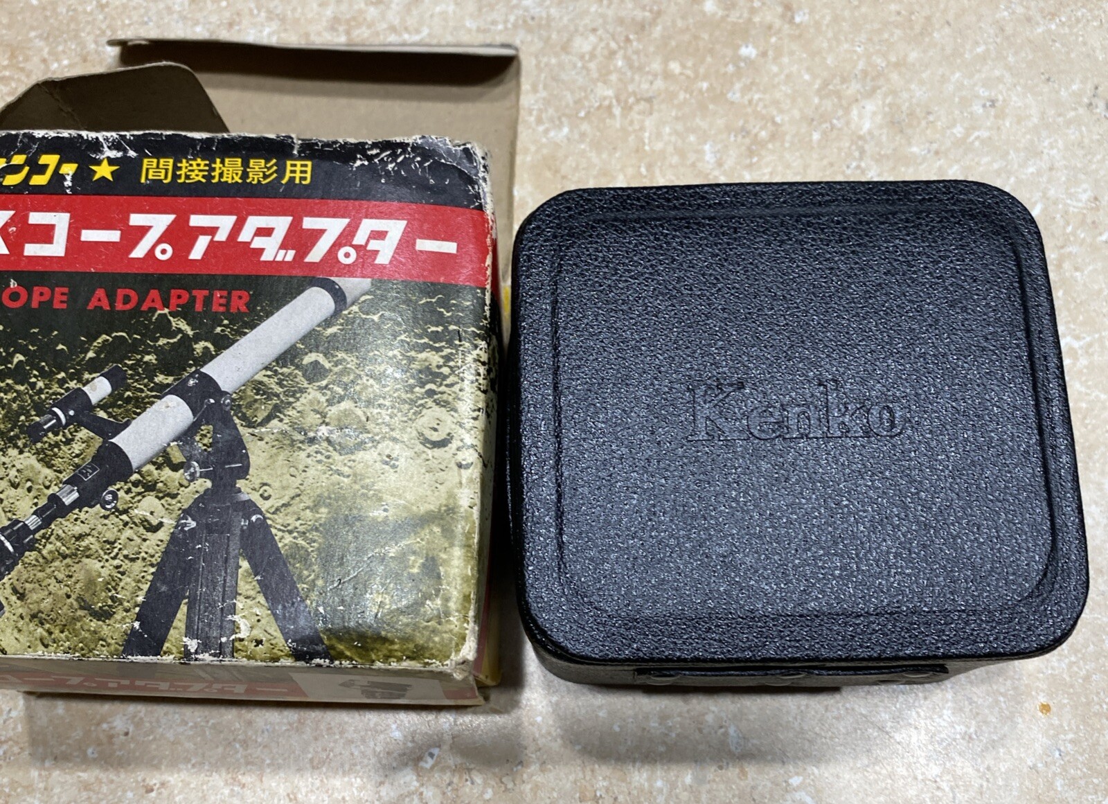 Kenko SCOPE Adapter lens attachment ~ Japan ~ Vintage Kit w/ Manual