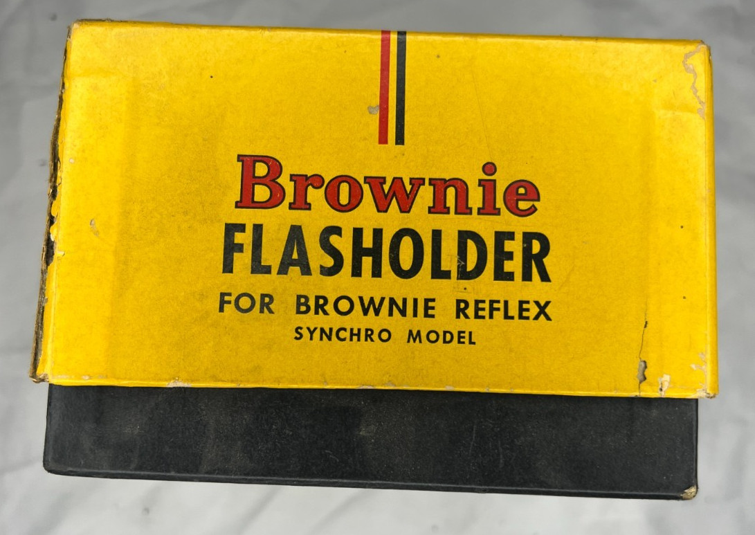 Brownie Flasholder For Brownie Reflex Synchro Model In Box