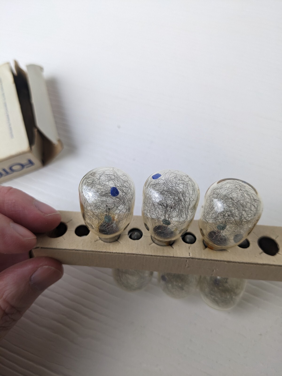 Fotomat M3 Flashbulbs Blue Flash (6 Bulbs left in Package) Vintage