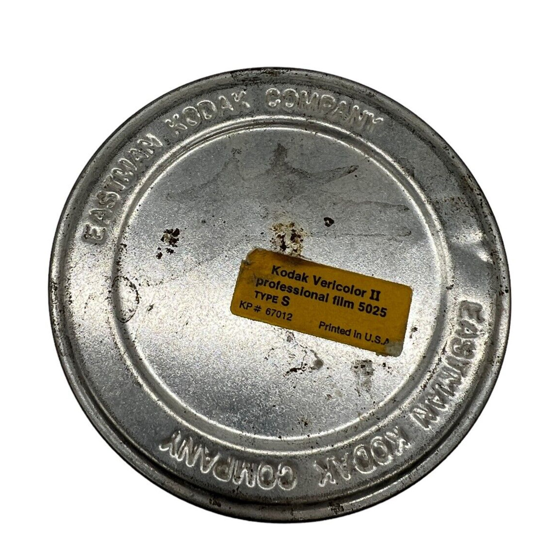 Vtg Eastman Kodak Co Vericolor II Professional Film 5025 Type S Empty Lidded Tin