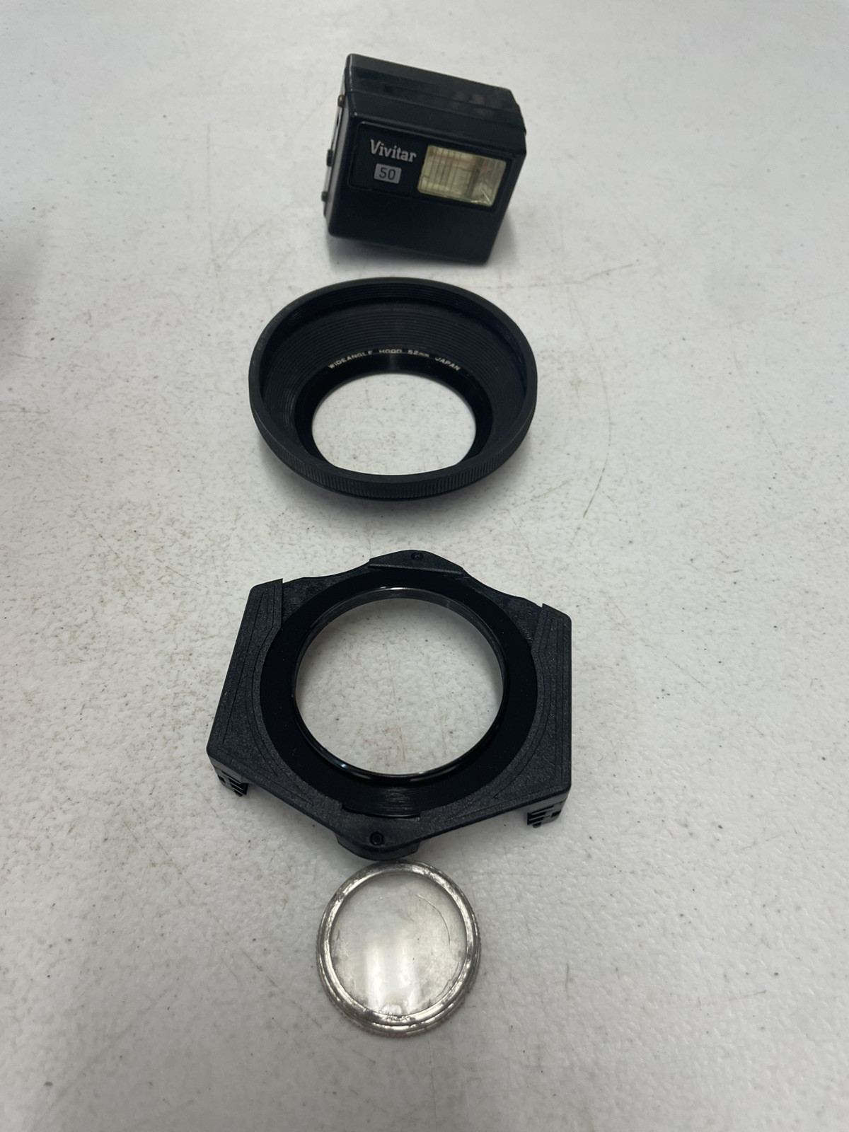 Vintage Camera Lenses And Accessories Lot Minolta JC Penney