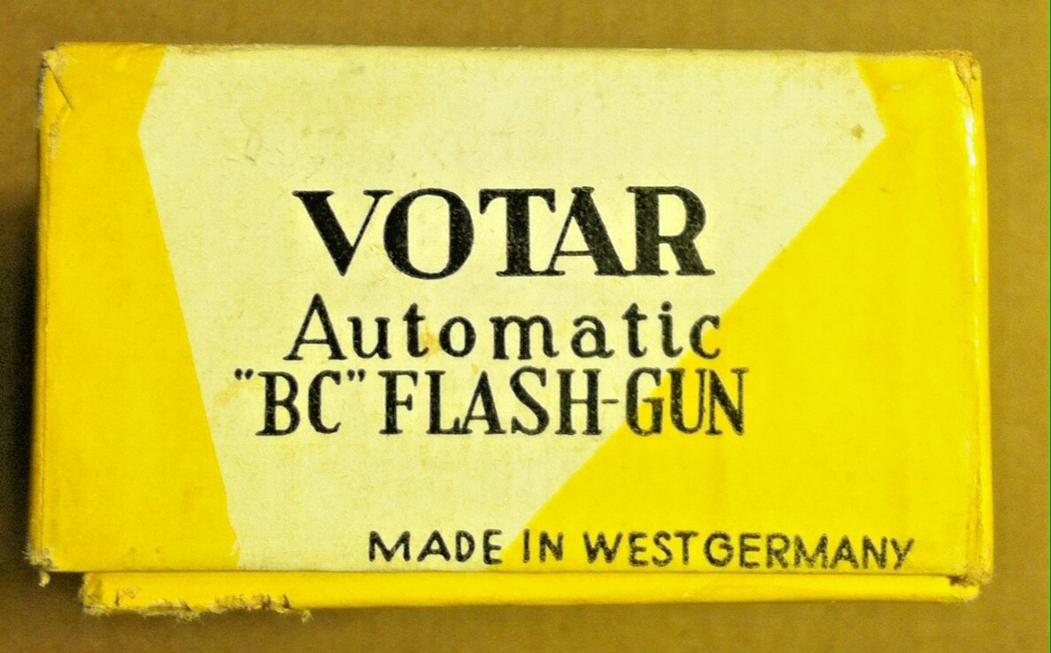 Vintage 🔥VOTAR🔥 Automatic BC Flash Gun Camera Flash Made in West Germany RARE