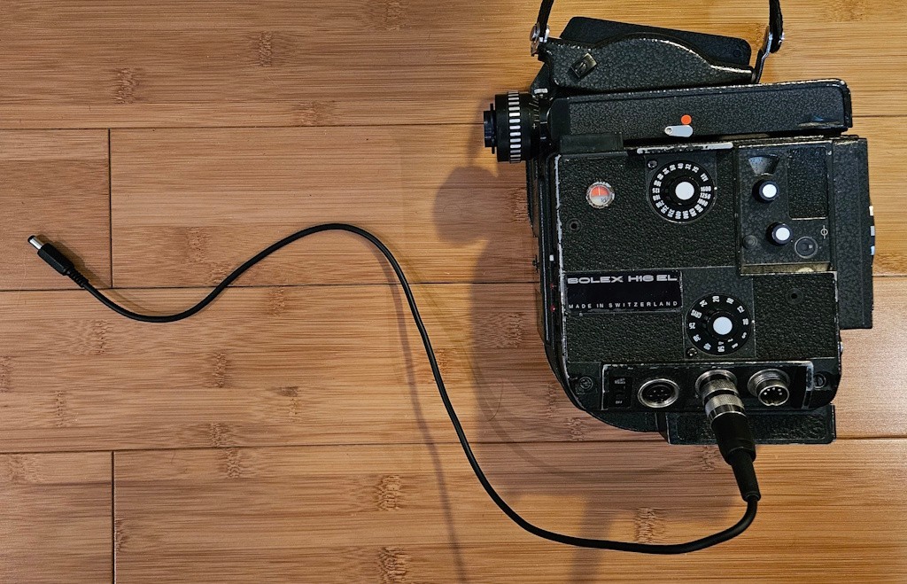 Bolex EL, EM, ESM 4-pin Power Cable, 12V 2.1mm DC barrel plug, ~1m (3.3ft)