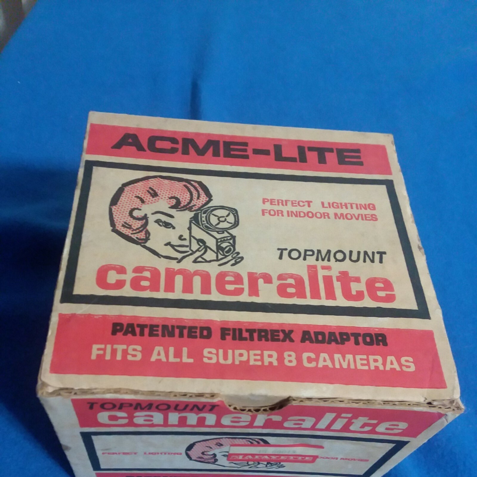 Vintage Acme Lite Top mount Cameralite light Super 8 model 91 DWA – TESTED