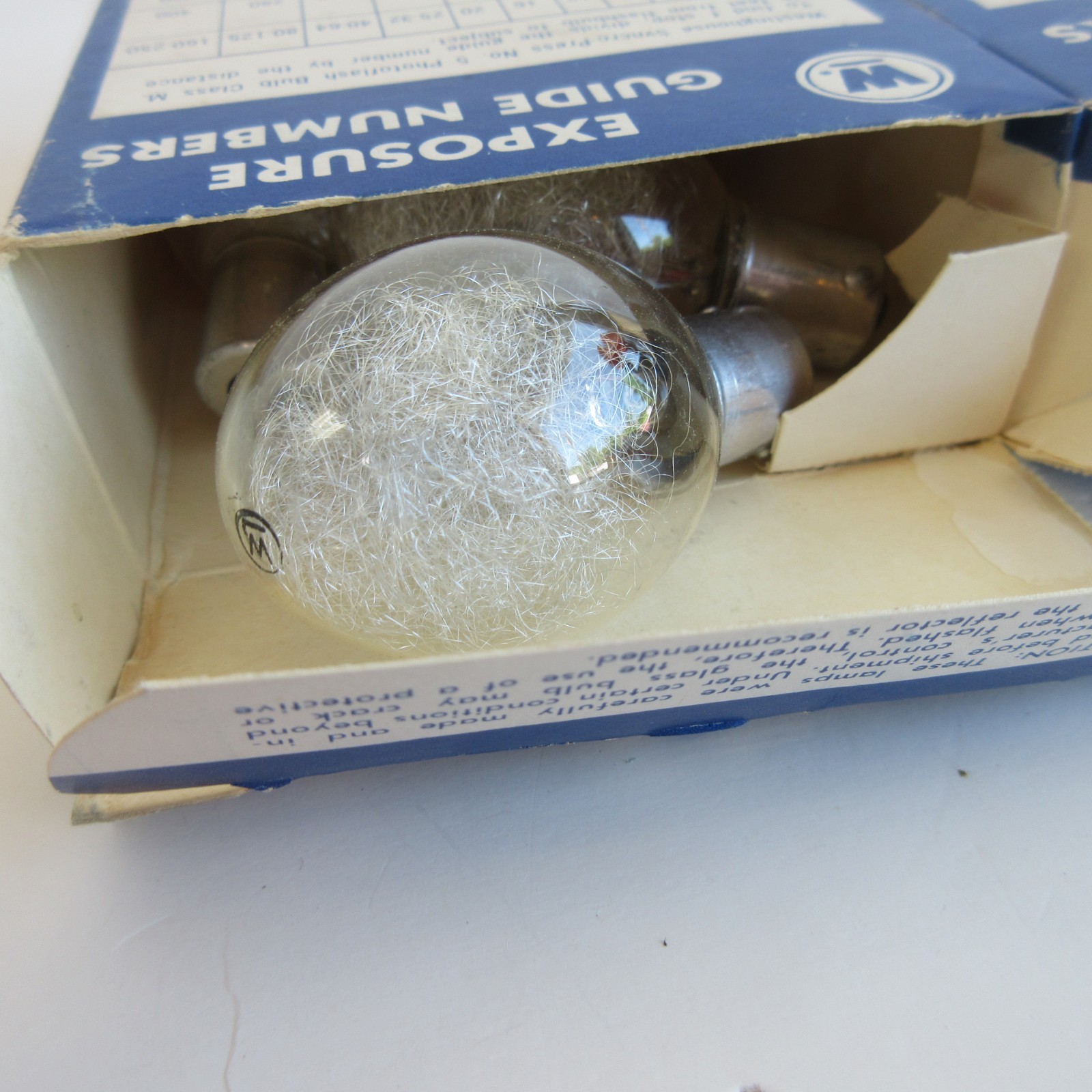 Lot of Vintage Flash Bulbs Westinghouse No.5 Original Box 12 Bulbs unused