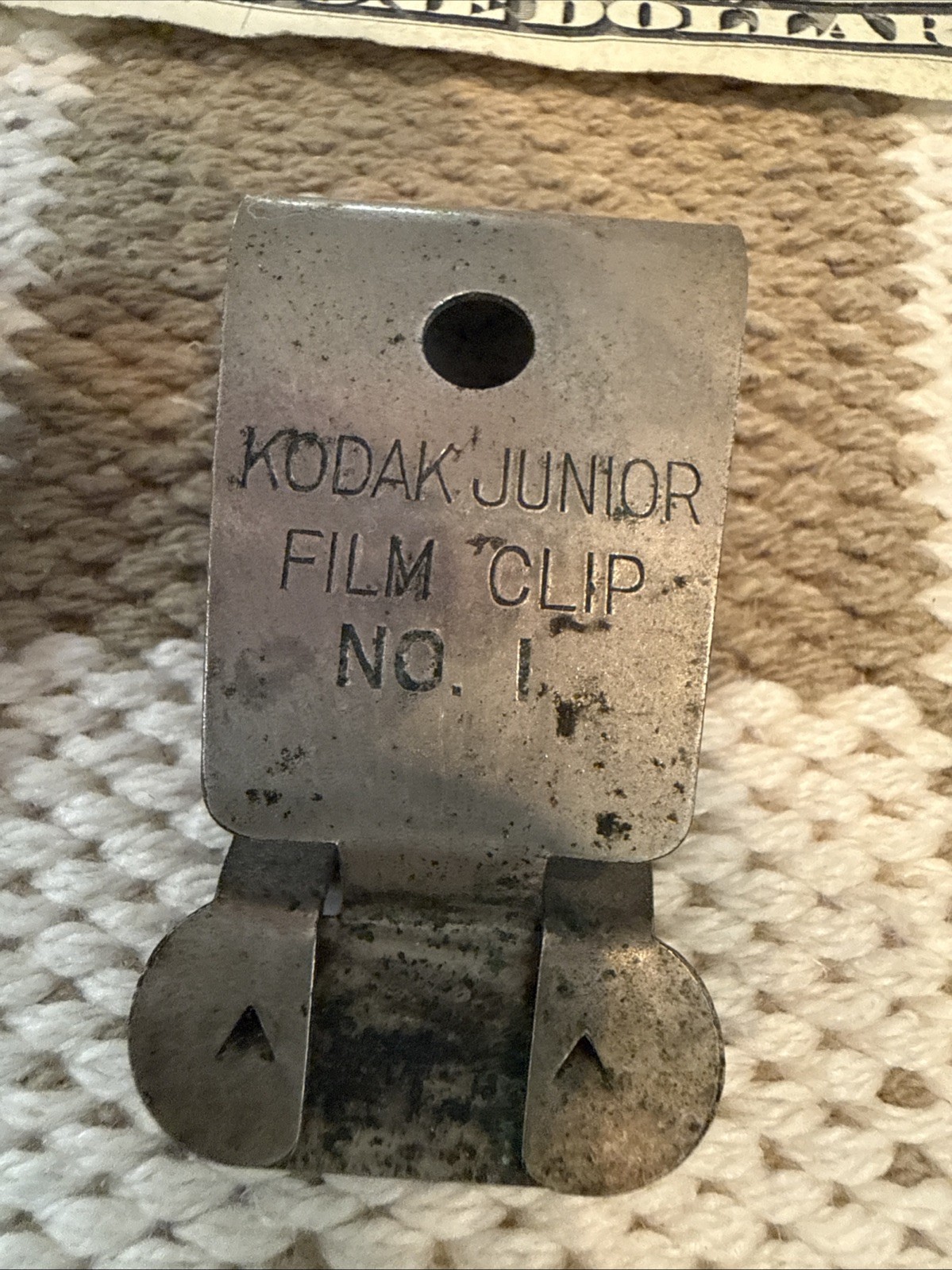 2- Vintage Kodak Junior Film Clips NO. 1