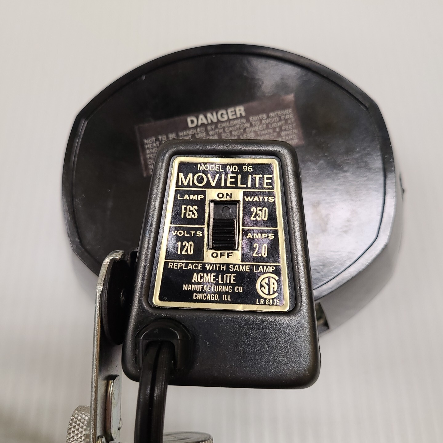 Acme Lite Cameralite Model 96 For Super 8 Cameras With Original Box